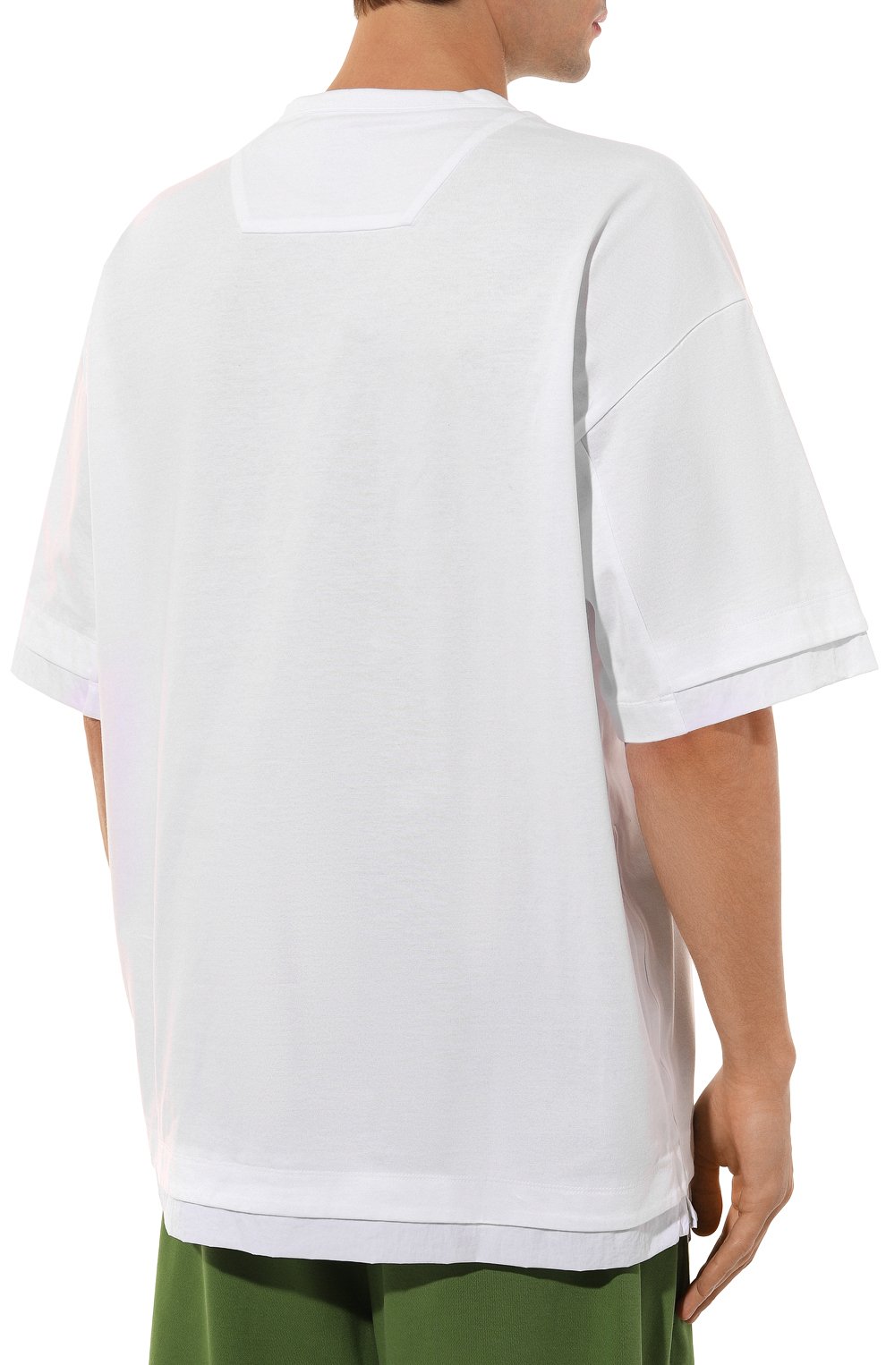 Хлопковая футболка JUUN.J белого цвета по цене 34850 руб., арт. JC4742PS1/1, фото 4 Хлопковая футболка JUUN.J, арт. JC4742PS1/1, фото 4