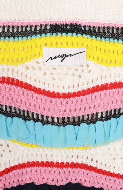 Хлопковая юбка MSGM KIDS, арт. S5MSJGSK248, фото 3