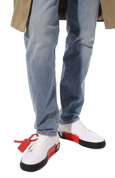 Текстильные кеды vulcanized OFF-WHITE, арт. 0MIA085C99FAB006, фото 3