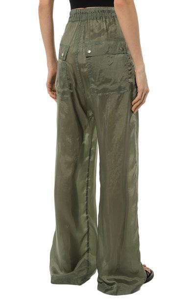 Брюки RICK OWENS хаки цвета по цене 82900 руб., арт. RP01C5361/J, фото 4 Брюки RICK OWENS, арт. RP01C5361/J, фото 4