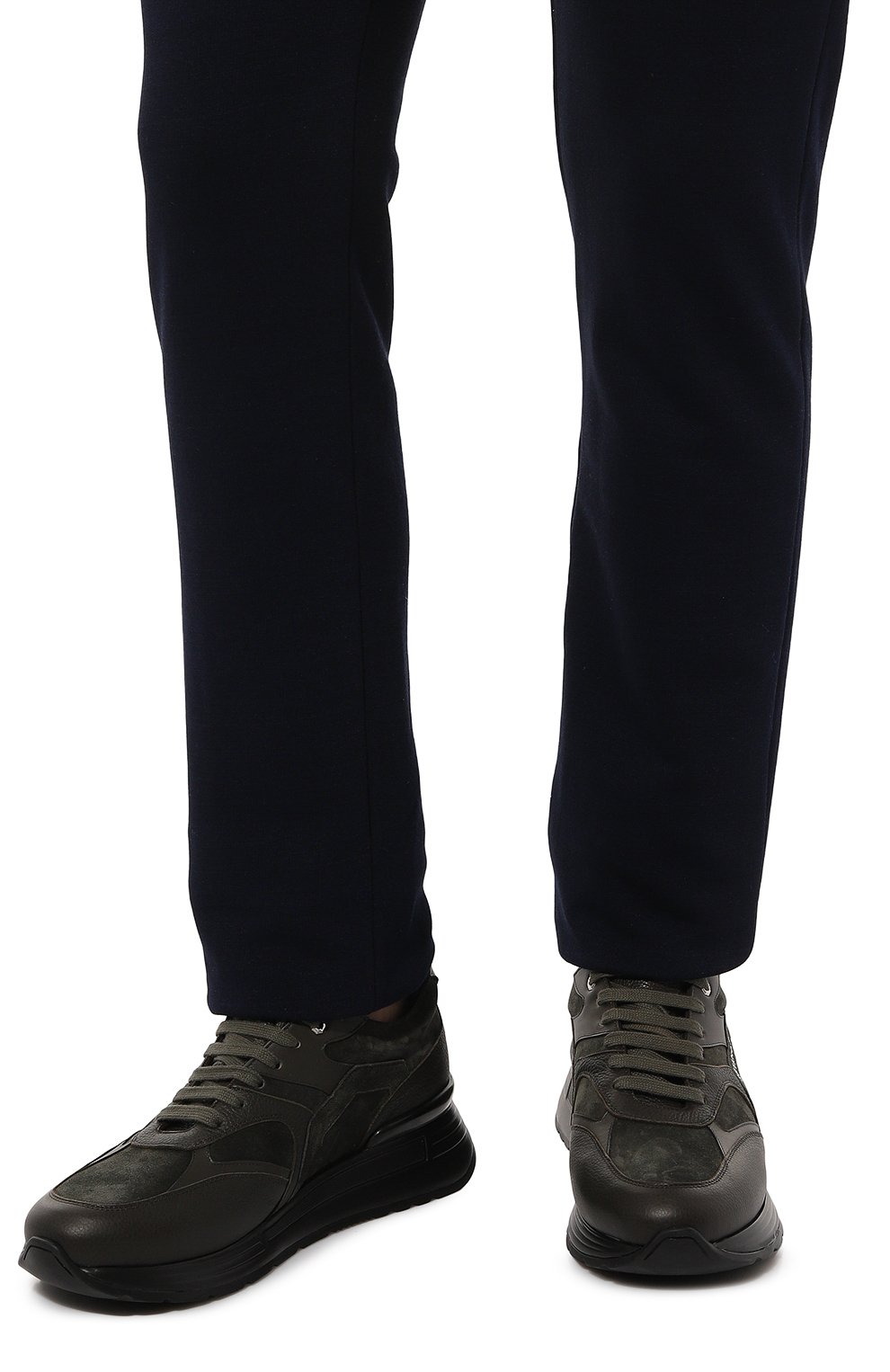 Кожаные кроссовки STEFANO RICCI, арт. US26EG6534/MRSDPW, фото 3