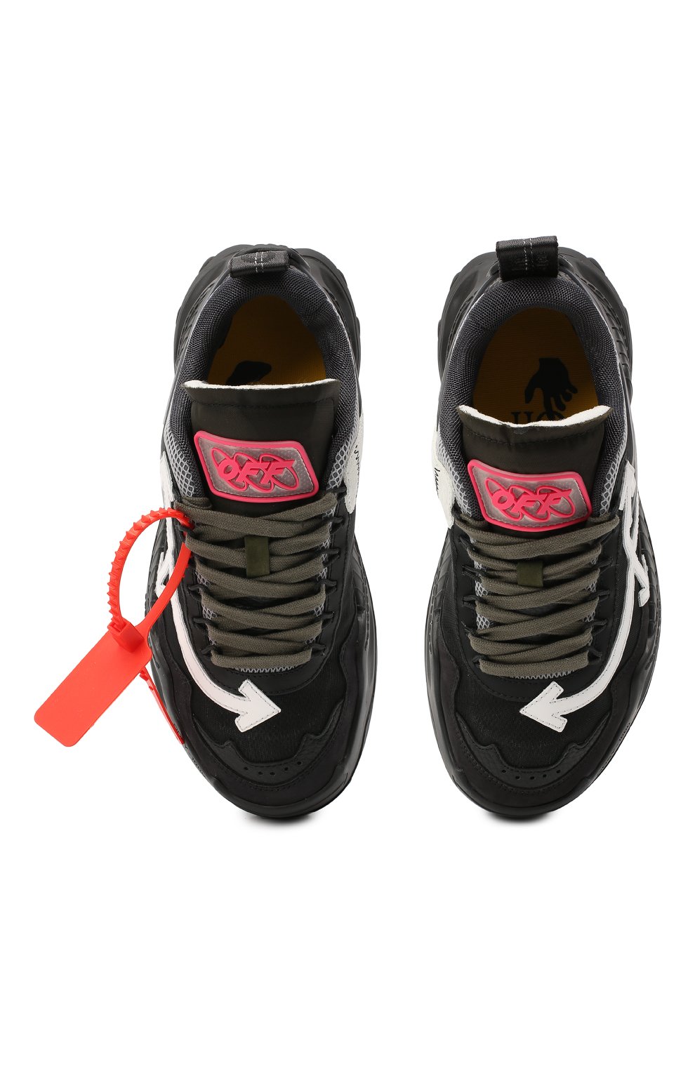 Комбинированные кроссовки odsy-1000 OFF-WHITE, арт. 0WIA180E20FAB0011001, фото 5