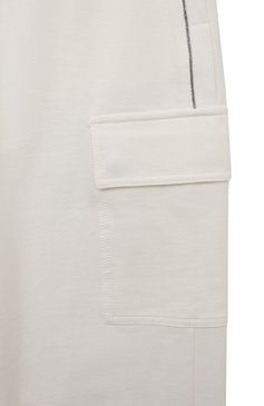 Хлопковые джоггеры BRUNELLO CUCINELLI, арт. BH827E623C, фото 3