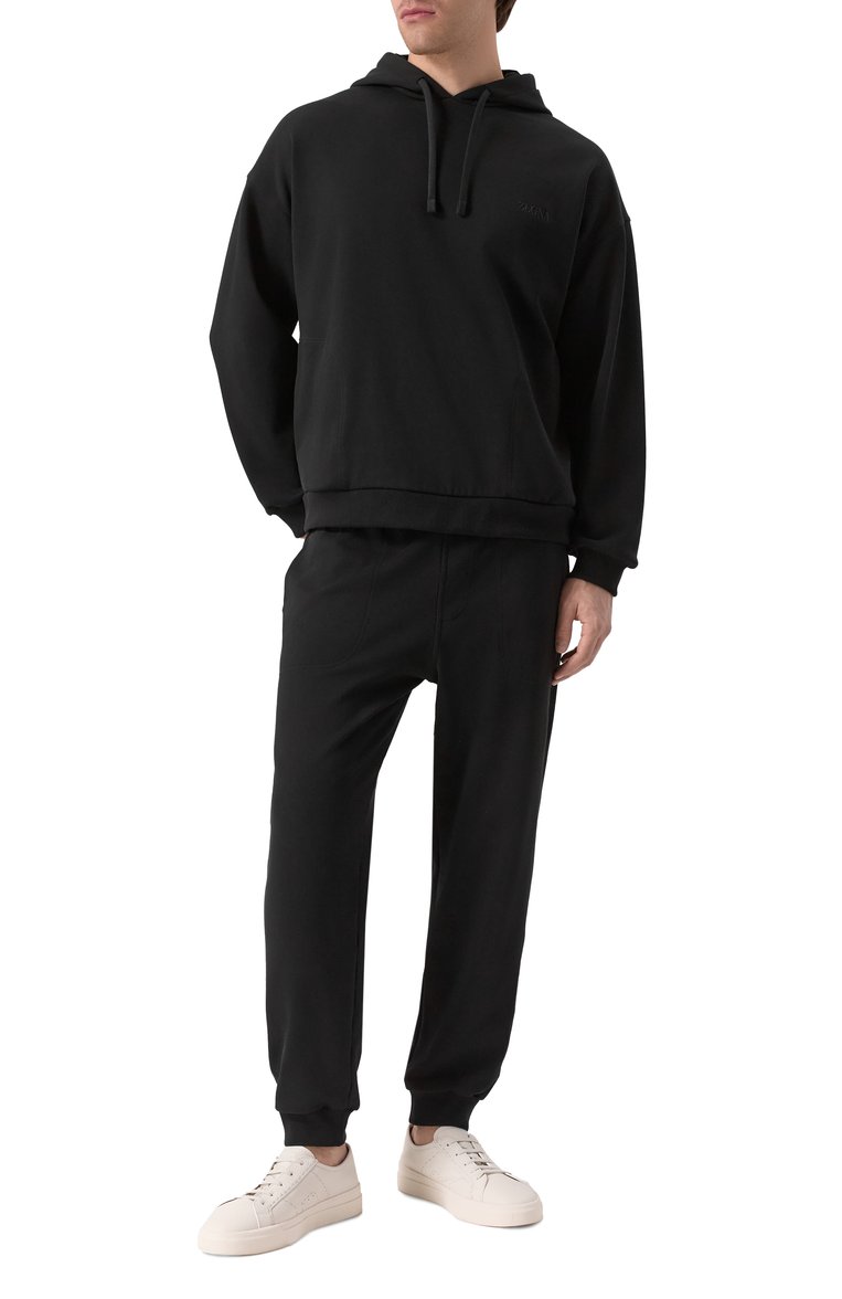Хлопковое худи ZEGNA, арт. N6MH0/194, фото 1