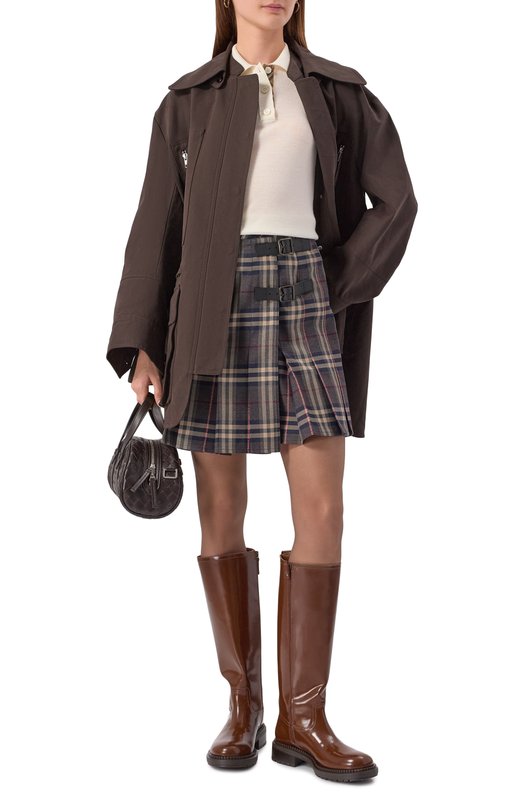 Шерстяное поло Burberry 8112168 Кремовый  8112168 Фото 2