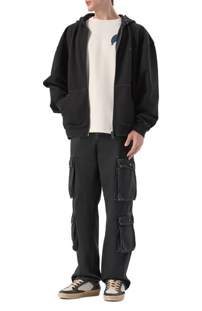 Хлопковая толстовка AN OTHER DATE черного цвета по цене 34750 руб., арт. F50DMAZH086, фото 2 Хлопковая толстовка AN OTHER DATE, арт. F50DMAZH086, фото 2