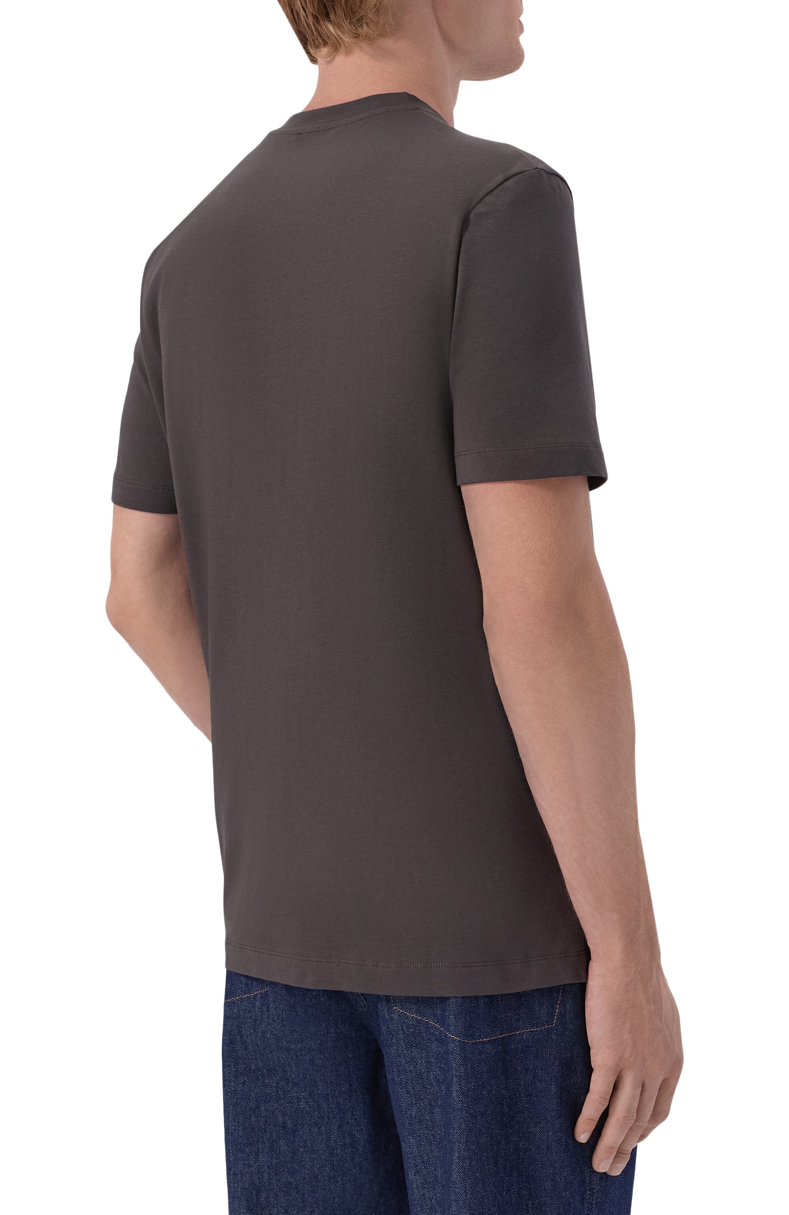 Хлопковая футболка CORNELIANI, арт. 28G573/2A25004, фото 4