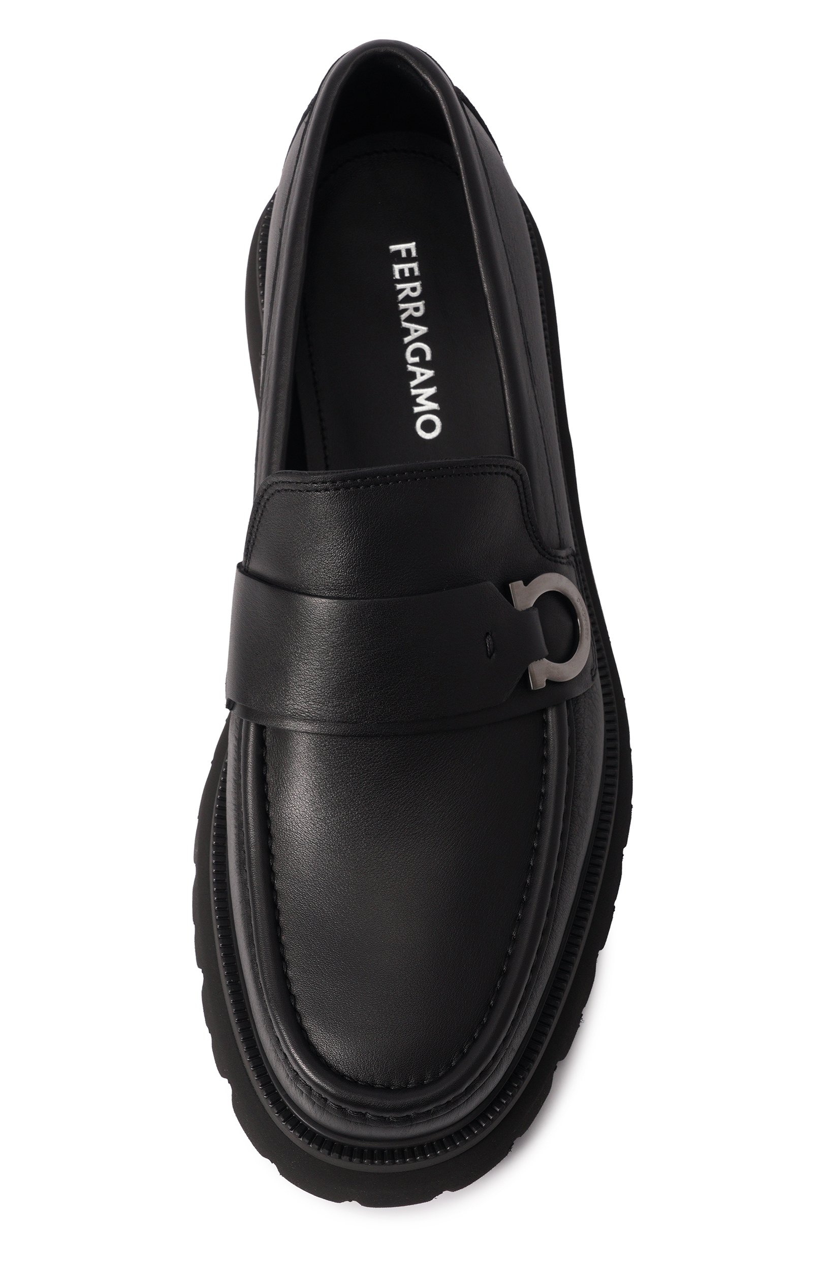 Кожаные лоферы bleecker FERRAGAMO черного цвета по цене 122000 руб., арт. 029966/784452, фото 5 Кожаные лоферы bleecker FERRAGAMO, арт. 029966/784452, фото 5