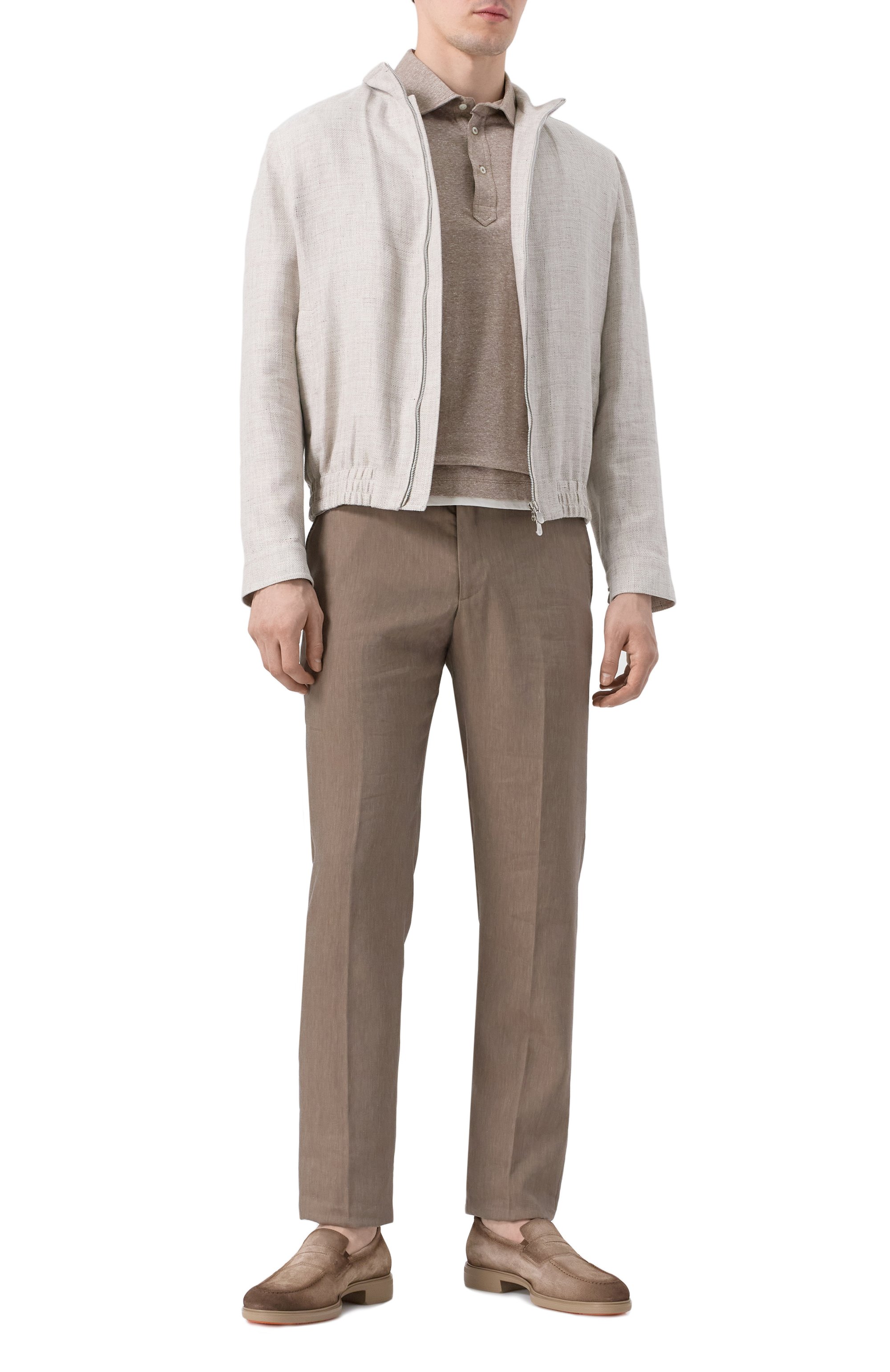 Замшевые лоферы easy on SANTONI, арт. MGEG18964TAUXGEX, фото 2