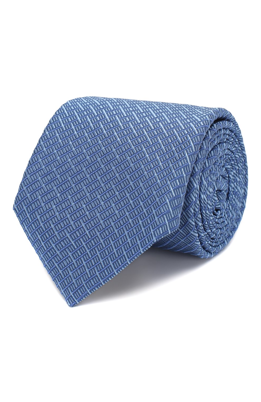 Шелковый галстук CANALI синего цвета по цене 9575 руб., арт. 18/HJ02608, фото 1 Шелковый галстук CANALI, арт. 18/HJ02608, фото 1