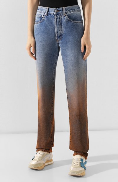 Джинсы OFF-WHITE синего цвета по цене 75250 руб., арт. 0WYA001E1977308987B4, фото 3 Джинсы OFF-WHITE, арт. 0WYA001E1977308987B4, фото 3