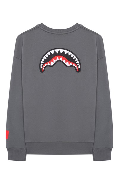 Хлопковый свитшот SPRAYGROUND, арт. SPY1351GGREY_001, фото 2