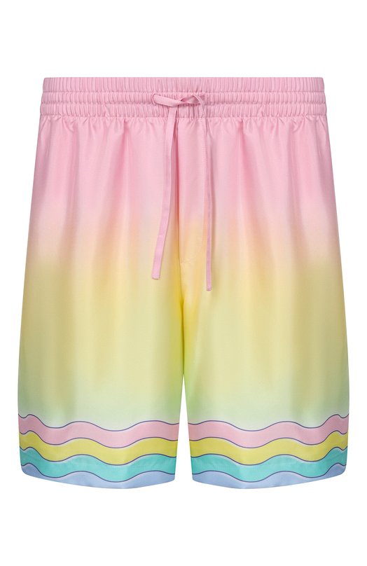 Шелковые шорты Casablanca M-SP26-TR-399-02 Разноцветный M-SP26-TR-399-02