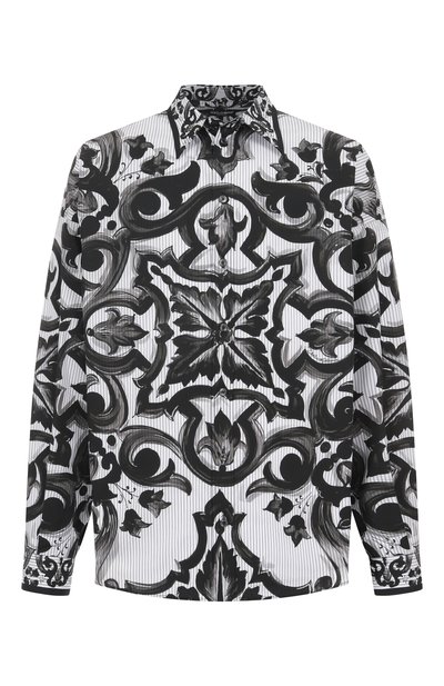 Мужская хлопковая рубашка DOLCE & GABBANA, арт. G5NM6T/GJ618