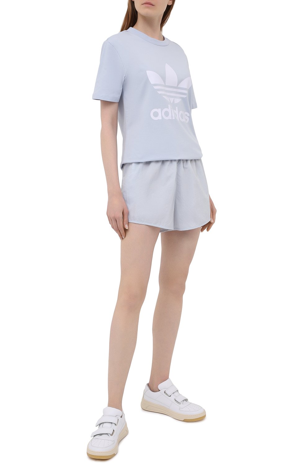 Шорты ADIDAS ORIGINALS голубого цвета по цене 2660 руб., арт. GN2887, фото 2 Шорты ADIDAS ORIGINALS, арт. GN2887, фото 2