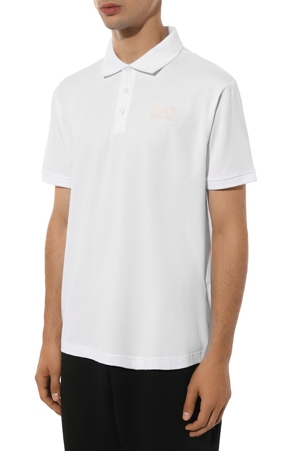 Хлопковое поло EA7, арт. 6DPF16/PJVQZ/XL, фото 3