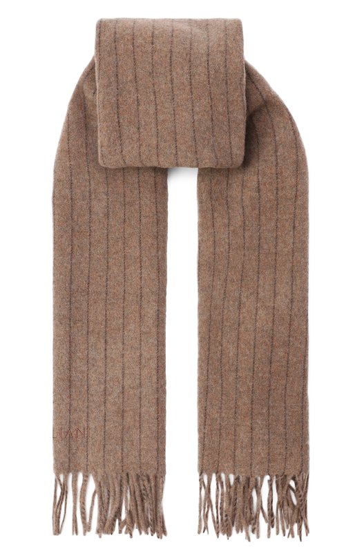 Шарф из шерсти и кашемира Corneliani 26B366-2629003 Коричневый 26B366-2629003