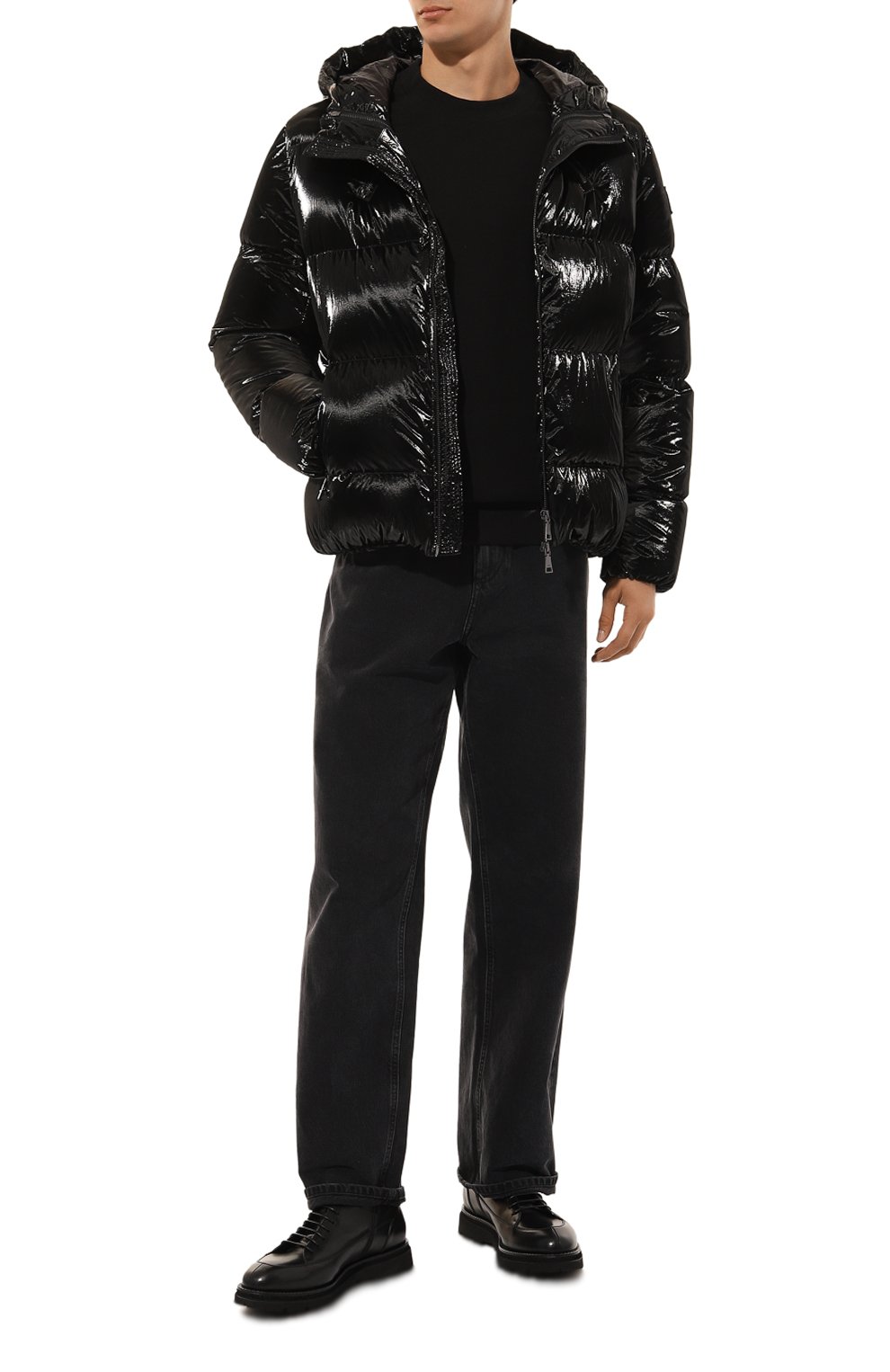 Кожаные ботинки W.GIBBS черного цвета по цене 52750 руб., арт. 0128040/VIT.B0X, фото 2 Кожаные ботинки W.GIBBS, арт. 0128040/VIT.B0X, фото 2