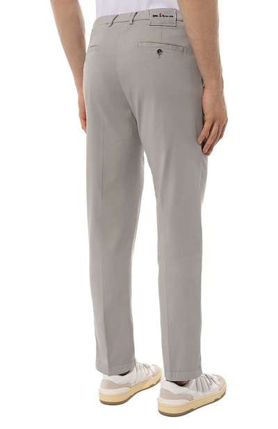 Брюки из хлопка и шелка KITON, арт. UFPPEK0606D, фото 4