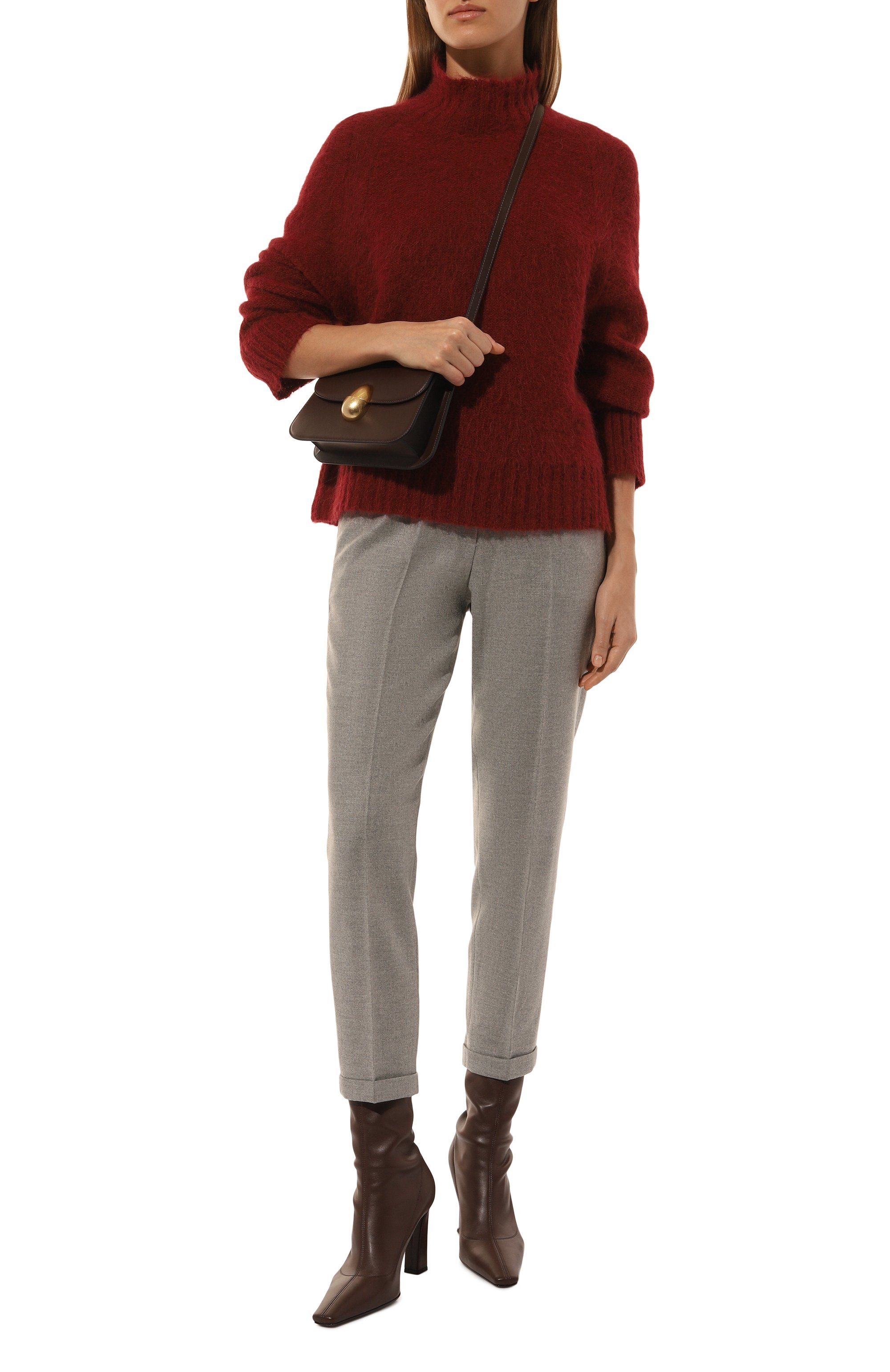 Брюки из вискозы шерсти ANTONELLI FIRENZE, арт. B8557M/869C, фото 2