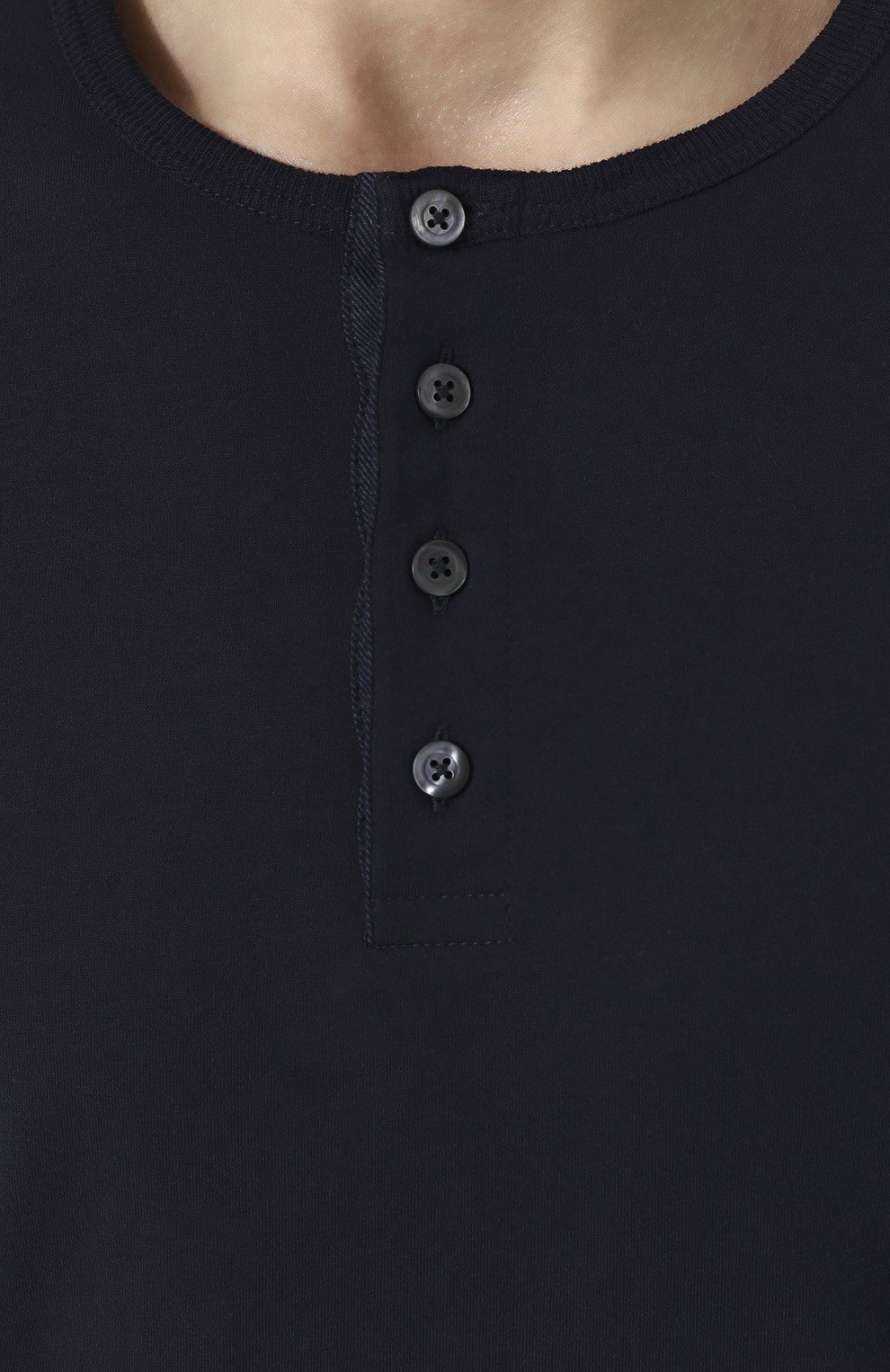 Хлопковый лонгслив с воротником на пуговицах TOM FORD, арт. BP402/TFJ890, фото 5