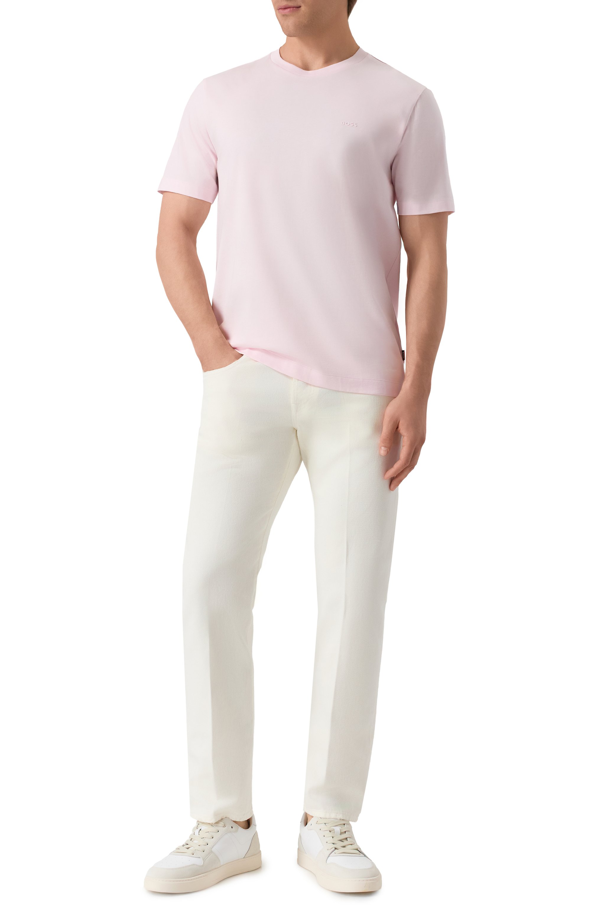 Хлопковая футболка BOSS, арт. 50468347, фото 2