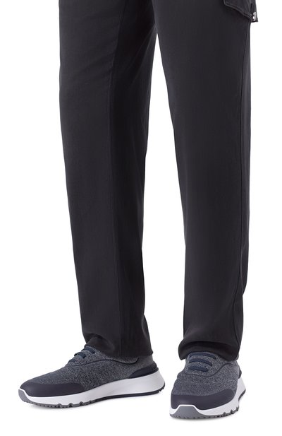 Текстильные кроссовки BRUNELLO CUCINELLI, арт. MZUEHR0342, фото 3