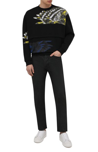 Хлопковый свитшот MARCELO BURLON, арт. CMBA091S21FLE002, фото 2