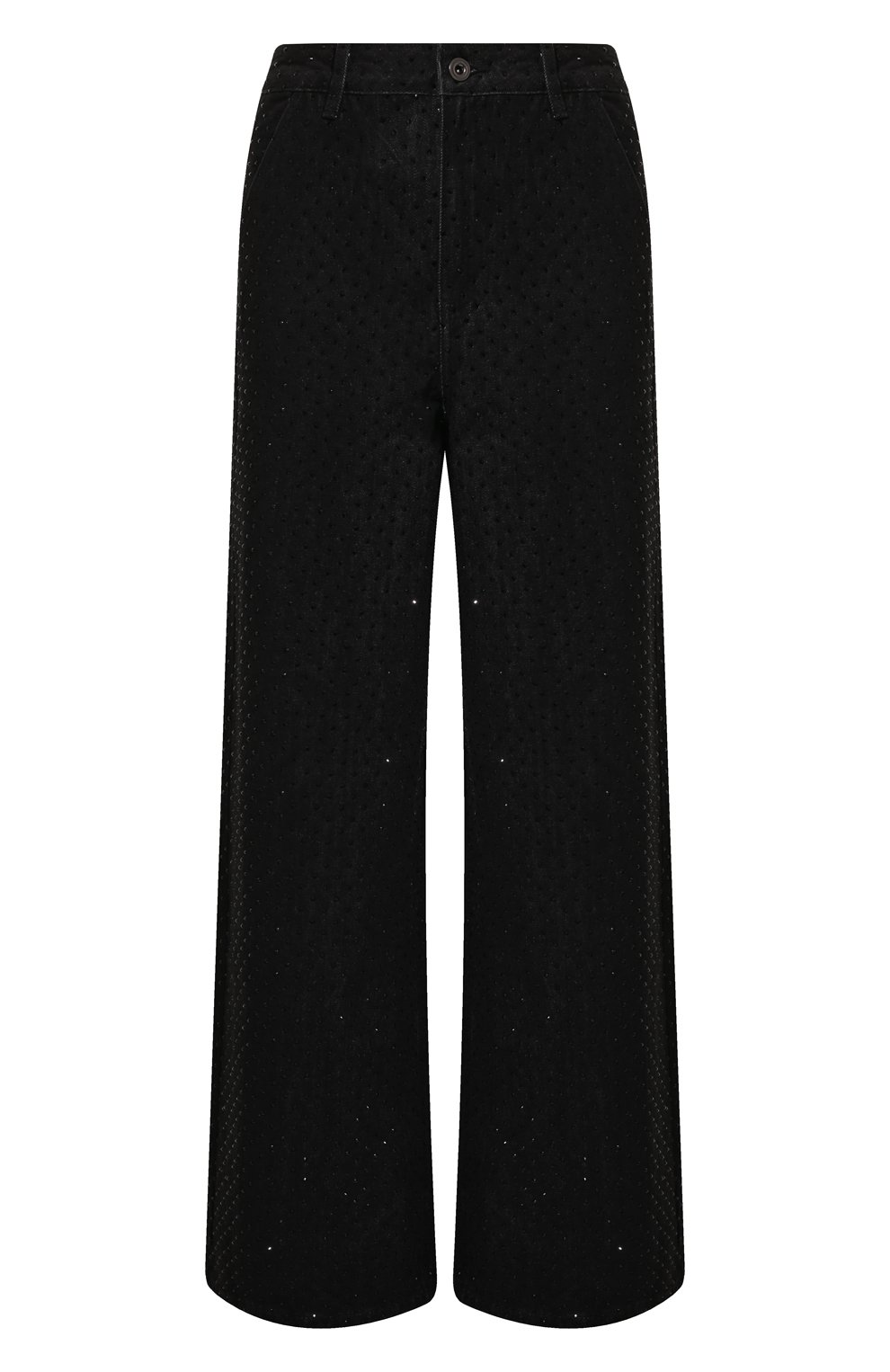 Джинсы с отделкой стразами SELF-PORTRAIT, арт. AW24-805P-B, фото 1