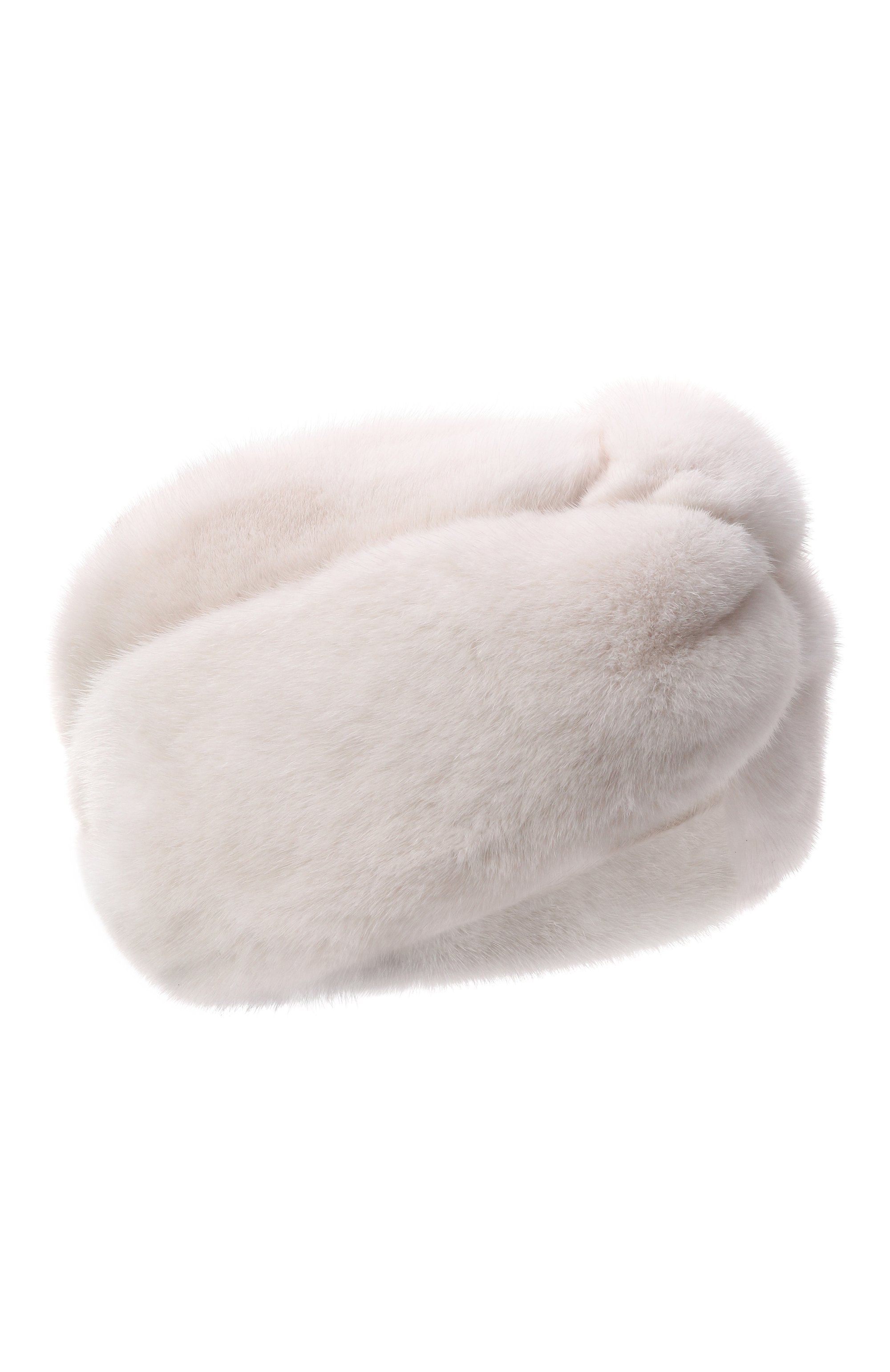 Меховая чалма из норки MVST кремового цвета по цене 68500 руб., арт. MH-05 MINK PEARL, фото 1 Меховая чалма из норки MVST, арт. MH-05 MINK PEARL, фото 1