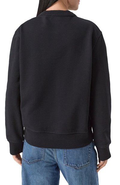 Хлопковый свитшот BURBERRY черного цвета по цене 99500 руб., арт. 8104900, фото 4 Хлопковый свитшот BURBERRY, арт. 8104900, фото 4