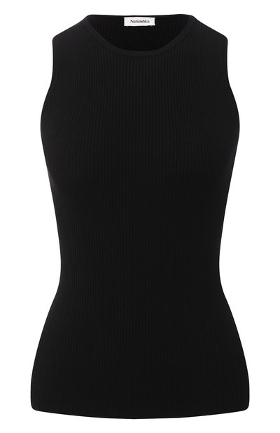 Женский топ из вискозы NANUSHKA, арт. JAYA_BLACK_C0MF0RT KNIT
