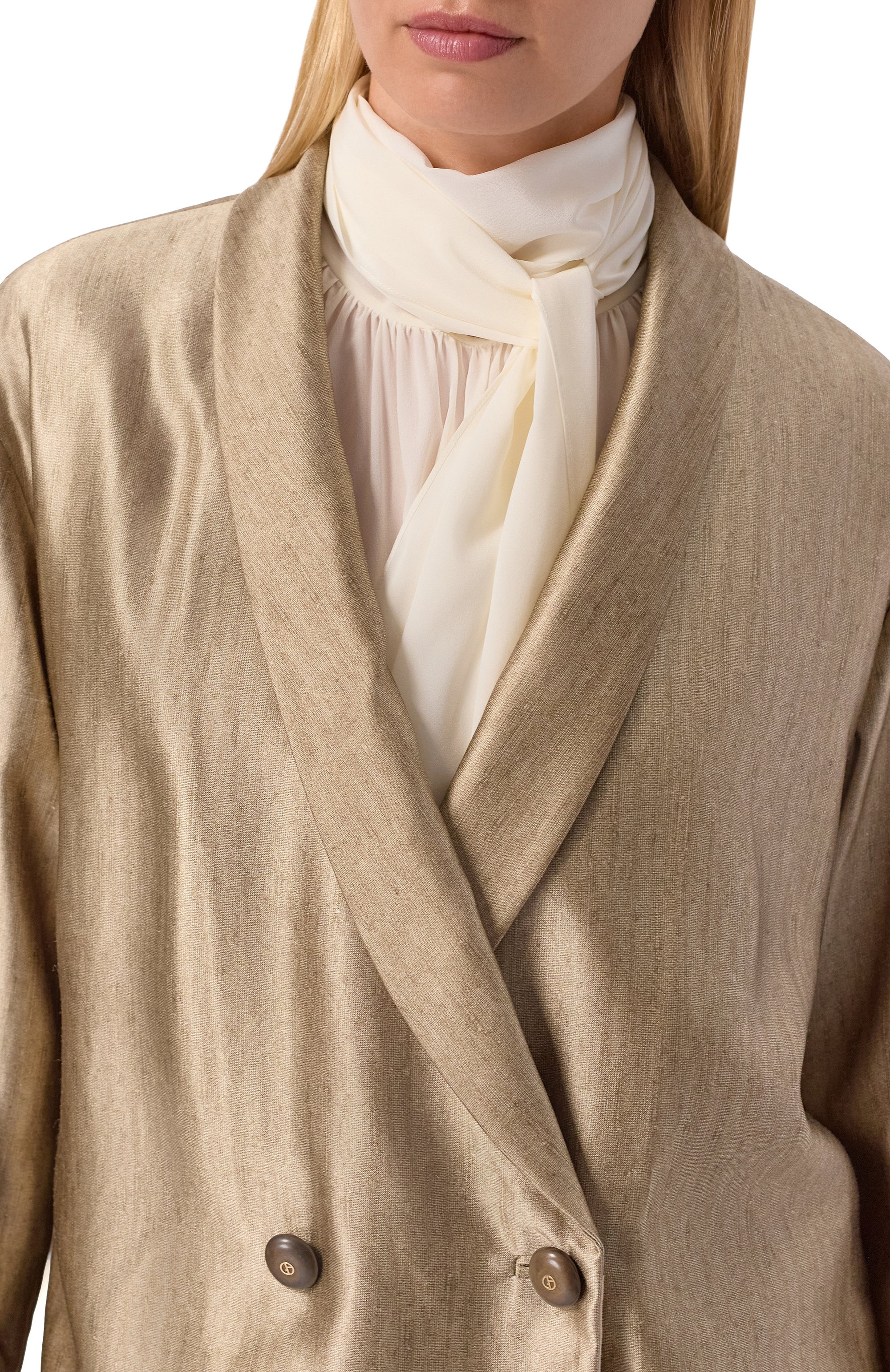 Шелковый жакет GIORGIO ARMANI, арт. GW002825/TE20145, фото 5