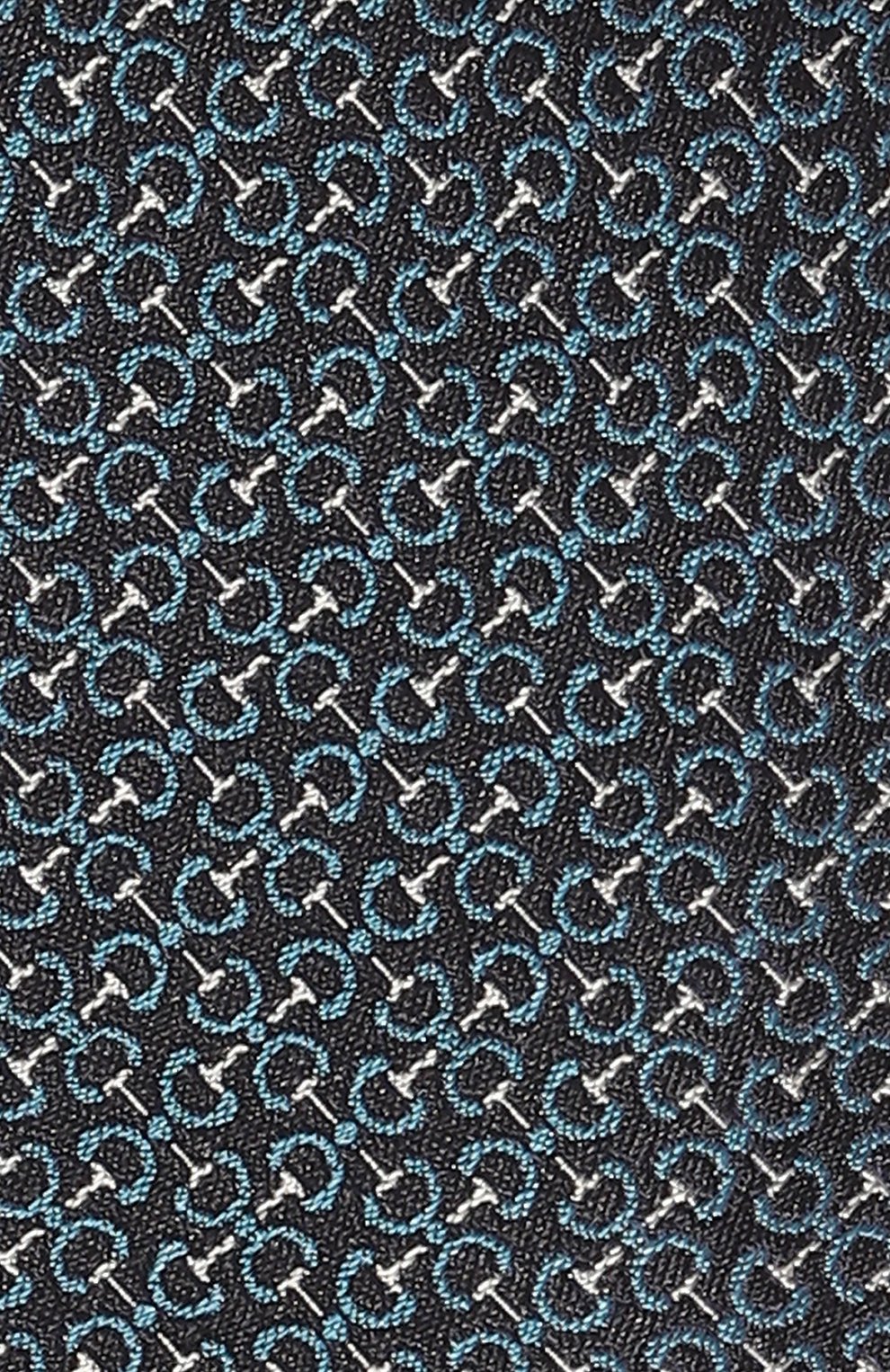 Шелковый галстук GUCCI синего цвета по цене 25920 руб., арт. 643785 4E002, фото 4 Шелковый галстук GUCCI, арт. 643785 4E002, фото 4