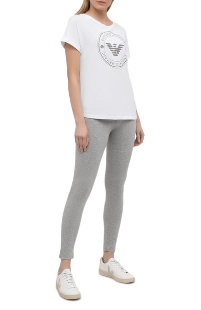 Хлопковые легинсы EMPORIO ARMANI, арт. 164162/1P227, фото 2