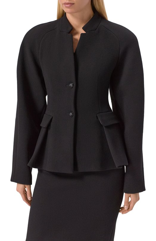 Шерстяной жакет Akhmadullina 1226.2JT805/W713 Чёрный  1226.2JT805/W713 Фото 3