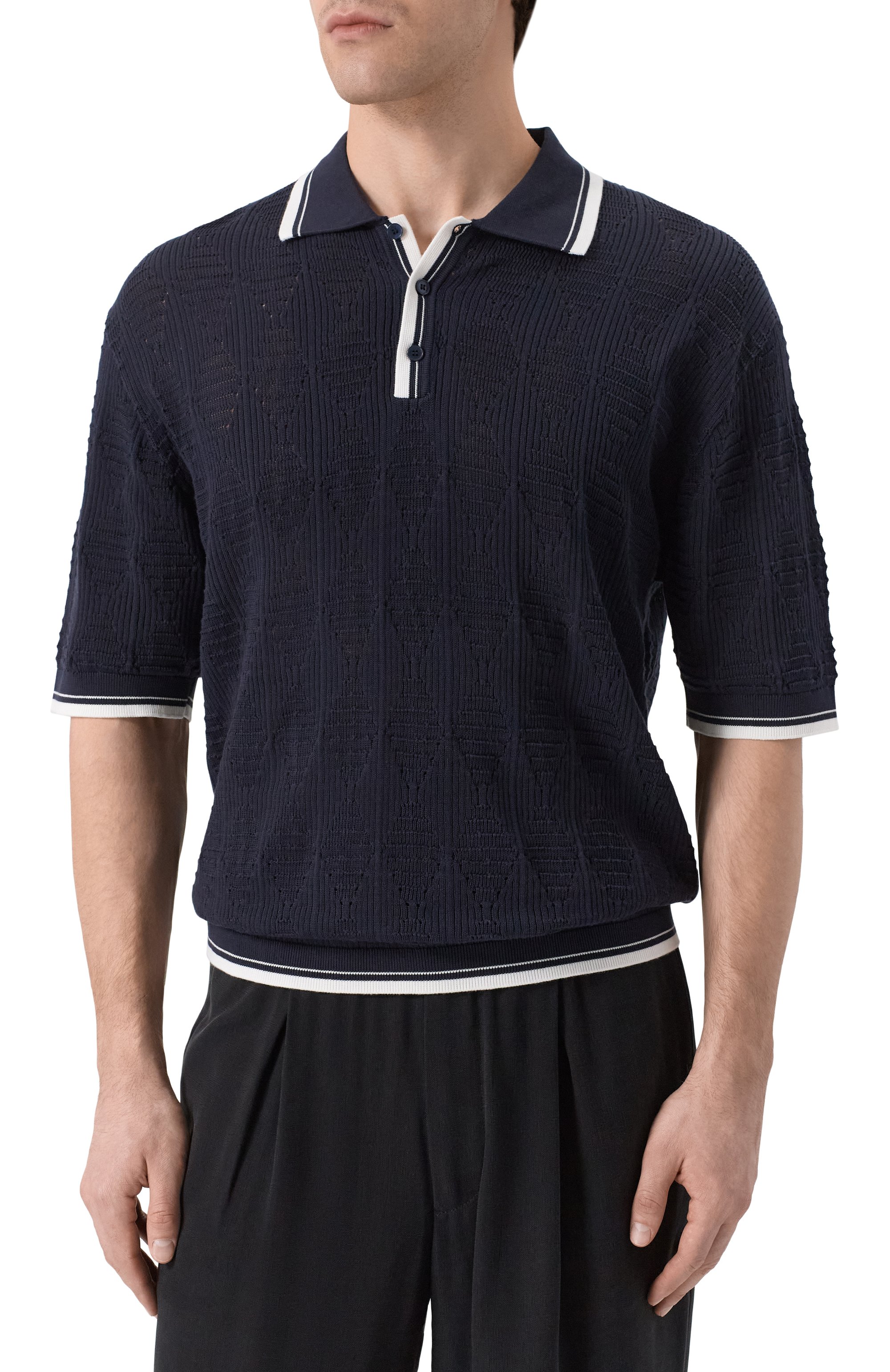 Хлопковое поло LANEUS, арт. S6LAMAKP009, фото 3