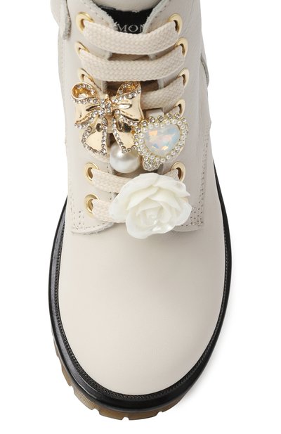 Кожаные ботинки MONNALISA, арт. 8CF015, фото 4