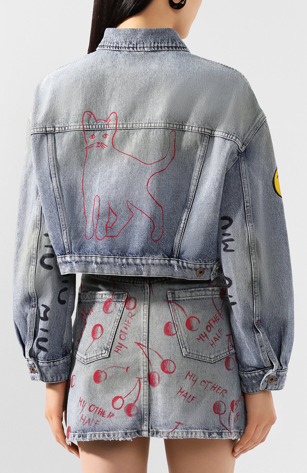 Джинсовая куртка MIU MIU, арт. GWB071-1WBD-F0013, фото 4