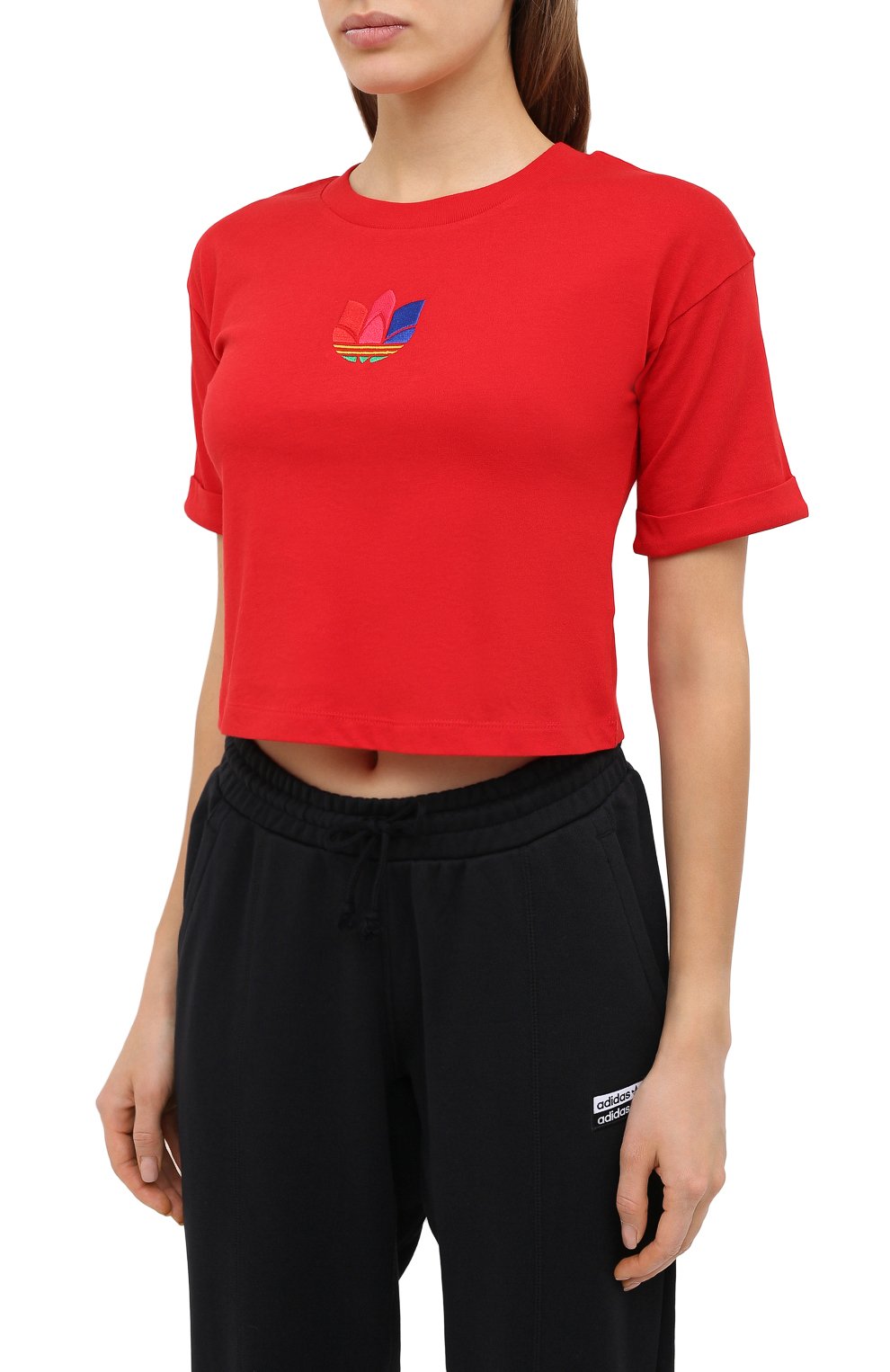 Хлопковый топ ADIDAS ORIGINALS, арт. GD2319, фото 3