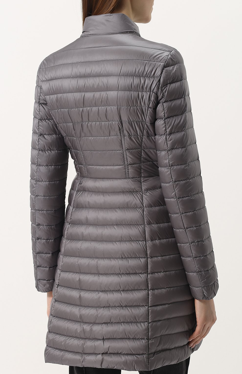 Приталенный стеганый пуховик с воротником-стойкой MONCLER, арт. D1-093-49305-94-53048, фото 4
