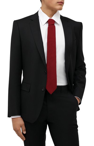 Галстук из шерсти и шелка LUIGI BORRELLI, арт. CR361134, фото 2