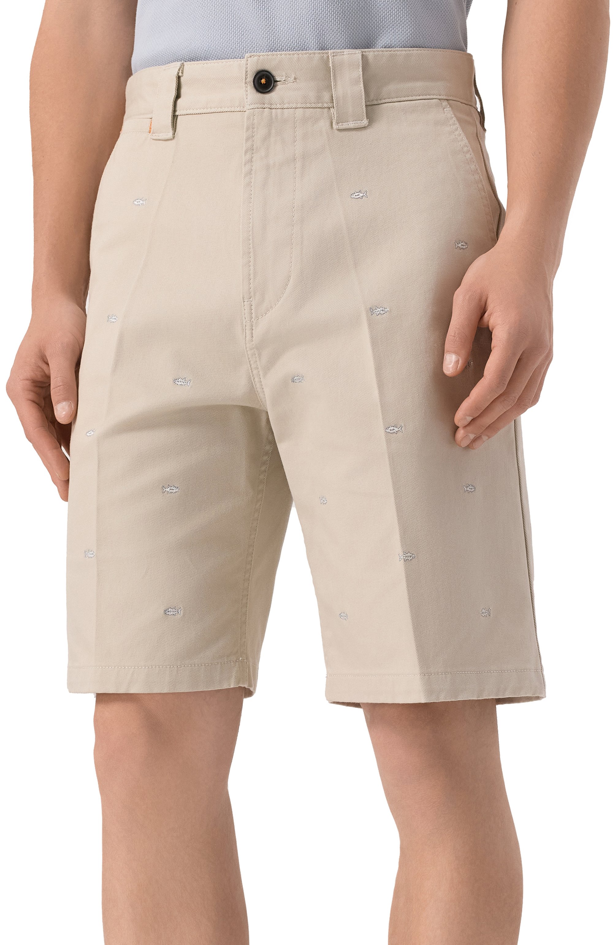 Хлопковые шорты BOSS ORANGE, арт. 50539161, фото 3