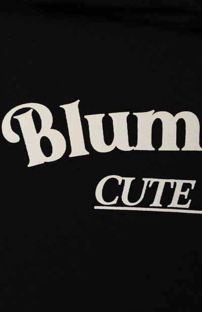 Хлопковое худи BLUMARINE, арт. BFFE0050/FF007/6-12A, фото 3