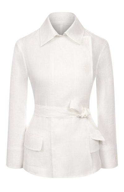 Женский льняной жакет EMPORIO ARMANI, арт. EW001545/TE14012