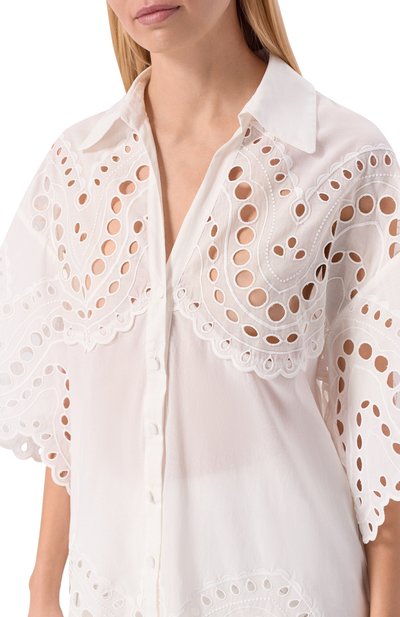 Хлопковая блузка CHARO RUIZ IBIZA, арт. 263201, фото 5