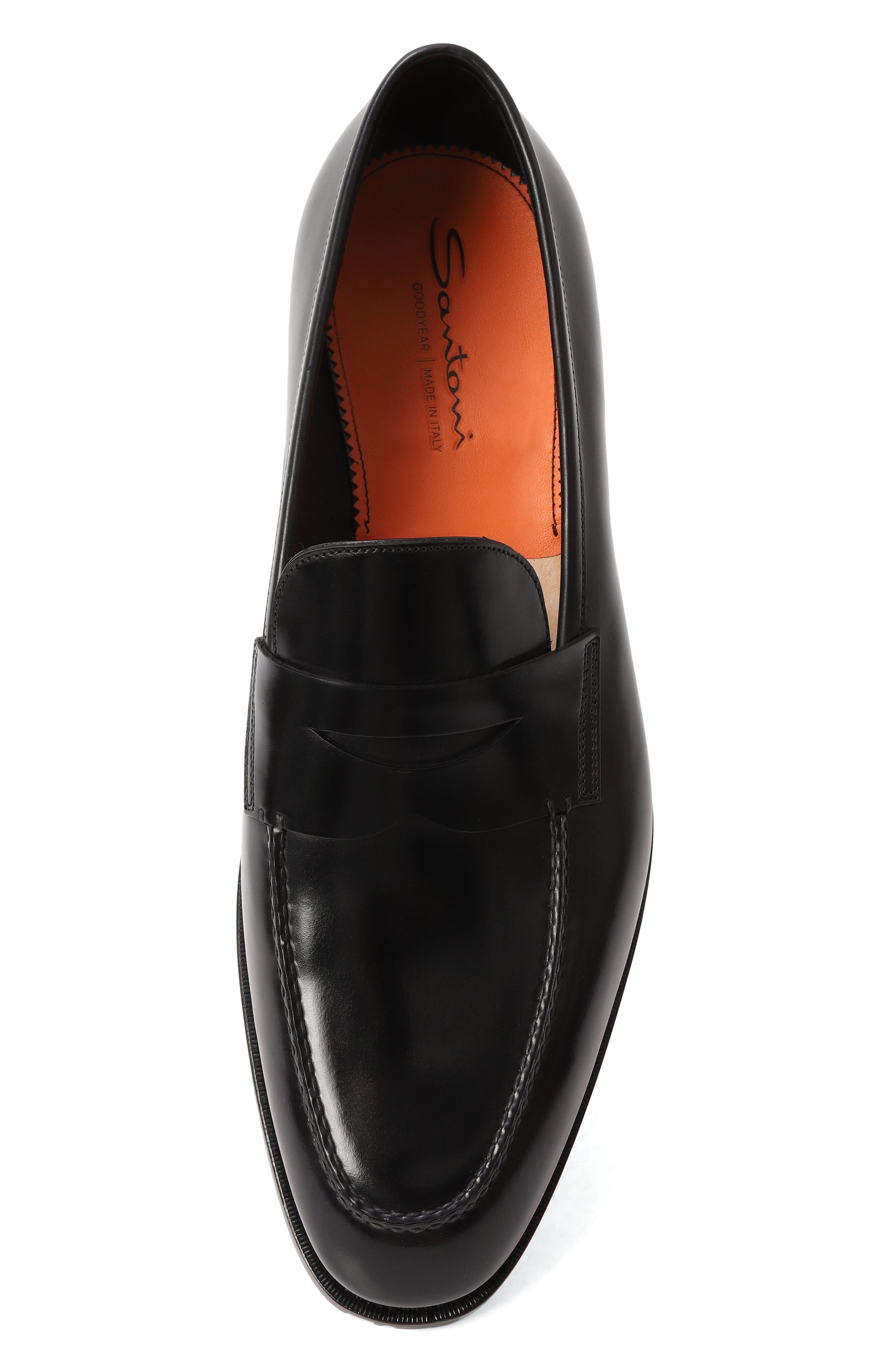 Кожаные пенни-лоферы adrian SANTONI, арт. MCAG18935MC3HVVD, фото 6