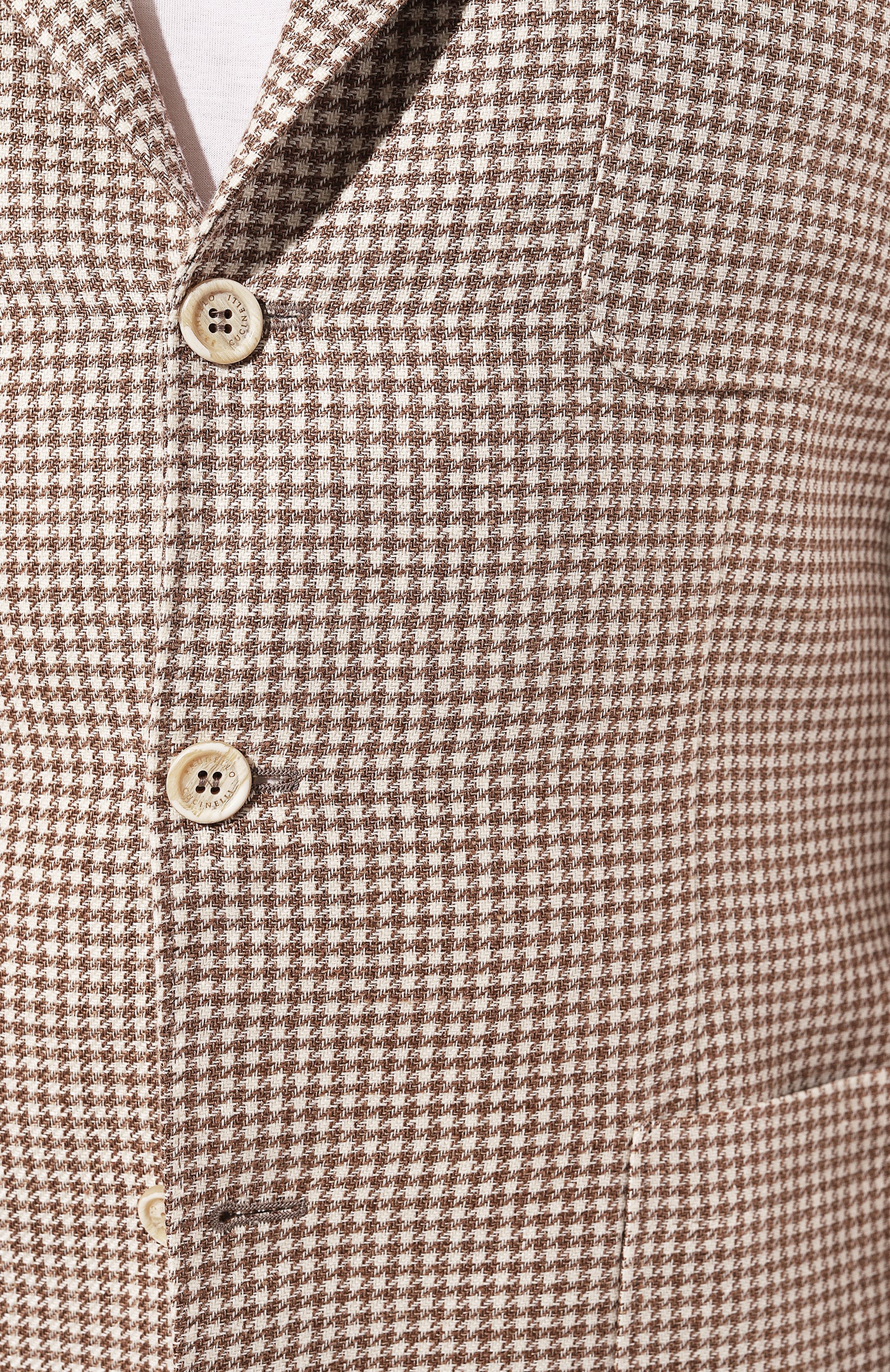 Пиджак изо льна и шерсти BRUNELLO CUCINELLI, арт. MS4607BND, фото 5