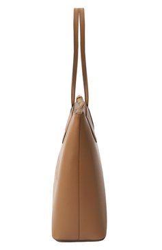 Женский сумка-тоут essential LANCEL светло-коричневого цвета, арт. A12135 | Фото 4 (Сумки-технические: Сумки-шопперы; Материал: Натуральная кожа; Материал сплава: Про�ставлено; Драгоценные камни: Проставлено)