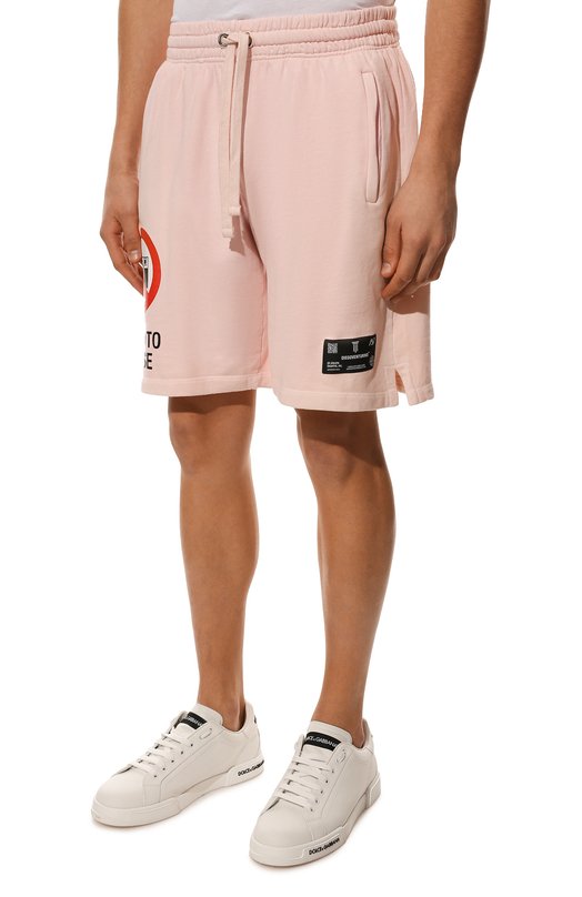 Хлопковые шорты Diego Venturino SS22-DV SRT NPPD Розовый  SS22-DV SRT NPPD Фото 3